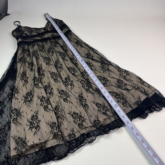 Ruby Rox Y2K Babydoll Floral Lace Dress S Whimsigot Fairy Grunge Sequin Mesh - Picture 8 of 13